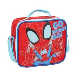 θερμική Θήκη Μεταφοράς Σνακ Spidey Κόκκινο 21 x 19 x 8,5 cm