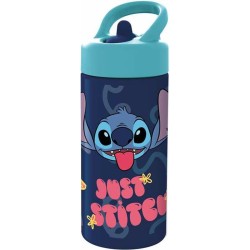 Μπουκάλι Stitch Sweet Μπλε Λιλά PVC 410 ml Παιδικά