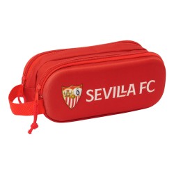 Διπλή Κασετίνα Sevilla Fútbol Club Κόκκινο 21 x 8 x 6 cm 3D