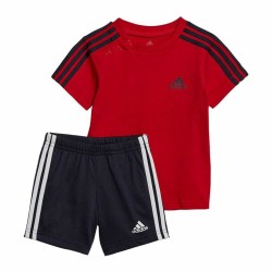 Αθλητικό Σετ για Παιδιά Adidas 3 Stripes Κόκκινο