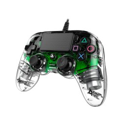 Ασύρματο Χειριστήριο Βιντεοπαιχνιδιού Nacon PS4OFCPADCLGREEN Πράσινο Διαφανές PlayStation 4