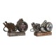 Bordklokke Home ESPRIT Πολύχρωμο Μέταλλο Vintage Bordklokke Home ESPRIT Πολύχρωμο Μέταλλο Vintage