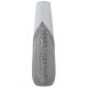 Βάζο Alexandra House Living Λευκό Ασημί Κεραμικά Φωτεινό 13 x 13 x 45 cm Βάζο Alexandra House Living Λευκό Ασημί Κεραμικά Φωτεινό 13 x 13 x 45 cm