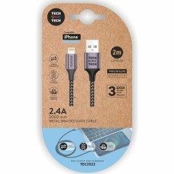 Lightning Καλώδιο Tech One Tech TEC2022 Γκρι