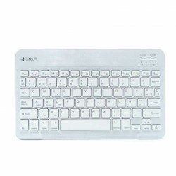 Bluetooth Πληκτρολόγιο Subblim SUB-KBT-SM0001 Ασημί Ισπανικό Qwerty