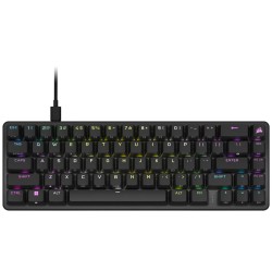 Πληκτρολόγιο Παιχνιδιού Corsair K65 PRO MINI Μαύρο Ισπανικό Qwerty Πληκτρολόγιο Παιχνιδιού Corsair K65 PRO MINI Μαύρο Ισπανικό Qwerty