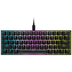 Πληκτρολόγιο Παιχνιδιού Corsair K65 RGB MINI 60% Mechanical Gaming Μαύρο Ισπανικό Qwerty Πληκτρολόγιο Παιχνιδιού Corsair K65 RGB MINI 60% Mechanical Gaming Μαύρο Ισπανικό Qwerty