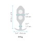 Πρωκτικό Plug B-Vibe 6 Μαύρο Πρωκτικό Plug B-Vibe 6 Μαύρο