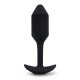 Πρωκτικό Plug B-Vibe Vibrating Μαύρο
