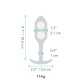 Πρωκτικό Plug B-Vibe 96748 Μαύρο