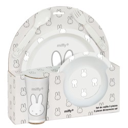 Σετ παιδικά σκεύη Miffy Niebla (5 Τεμάχια)