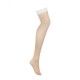Κάλτσες με Ζαρτιέρα Obsessive S814 Λευκό S/M