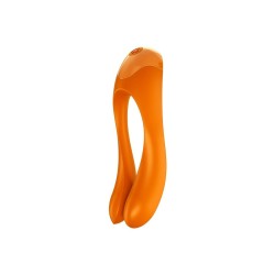 Συσκευή Δόνησης για Μασάζ Couples Massager Satisfyer Candy Cane Πορτοκαλί