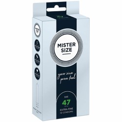 Προφυλακτικά Mister Size 04136400000 Πολύ Λεπτό (47 mm)