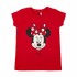 Παιδικό Μπλούζα με Κοντό Μανίκι Minnie Mouse Κόκκινο
