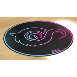 Pad για Gaming Talius Floorpad 100 Μαύρο Ύφασμα Ø 100 cm