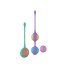Εκπαιδευτικό κιτ με Συσκευές Δόνησης Kegel Party Color Toys Σιλικόνη 3 Τεμάχια