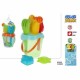 Κάδος Παραλίας Colorbaby Μπλε Πορτοκαλί 18 cm Κάδος Παραλίας Colorbaby Μπλε Πορτοκαλί 18 cm