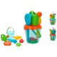 Κάδος Παραλίας Colorbaby Μπλε Πορτοκαλί 18 cm Κάδος Παραλίας Colorbaby Μπλε Πορτοκαλί 18 cm