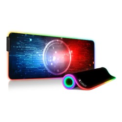 Gaming Mouse Pad με φωτισμό LED Subblim SUBMP02RGB12 Μαύρο Πολύχρωμο 80 x 30 cm
