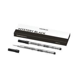 Ανταλλακτικό Στυλό Montblanc MISTERY BLACK Μαύρο x2