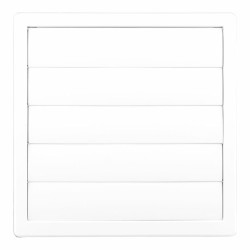 Σχάρα εξαερισμού EDM 87736 Λευκό 17 x 17 cm