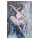 Καμβάς Alexandra House Living Ξύλο 80 x 120 x 3 cm Μπαλαρίνα Καμβάς Alexandra House Living Ξύλο 80 x 120 x 3 cm Μπαλαρίνα