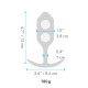 Πρωκτικό Plug B-Vibe SNUG PLUG 3 Μαύρο