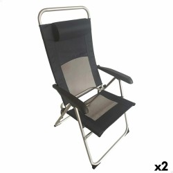 Αναδιπλούμενη Καρέκλα με Προσκέφαλο Aktive 48 x 114 x 63 cm