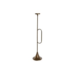 Κηροπήγιο Home ESPRIT Χρυσό Μέταλλο 21 x 21 x 98 cm