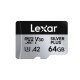 Κάρτα micro SD Lexar Lexar Professional SILVER PLUS 64 GB Κάρτα micro SD Lexar Lexar Professional SILVER PLUS 64 GB