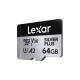 Κάρτα micro SD Lexar Lexar Professional SILVER PLUS 64 GB Κάρτα micro SD Lexar Lexar Professional SILVER PLUS 64 GB