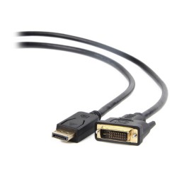 DisplayPort Αντάπτορας σε DVI GEMBIRD CC-DPM-DVIM-6 1080 px (1,8 m) Μαύρο