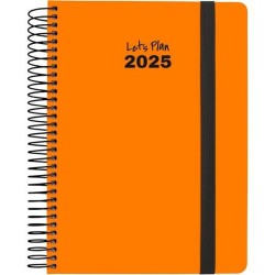 Ατζέντα Grafoplas NEON Πορτοκαλί A5 14,8 x 21 cm 2025