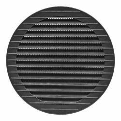 Σχάρα εξαερισμού EDM 87722 Ανθρακί Ø 15 cm