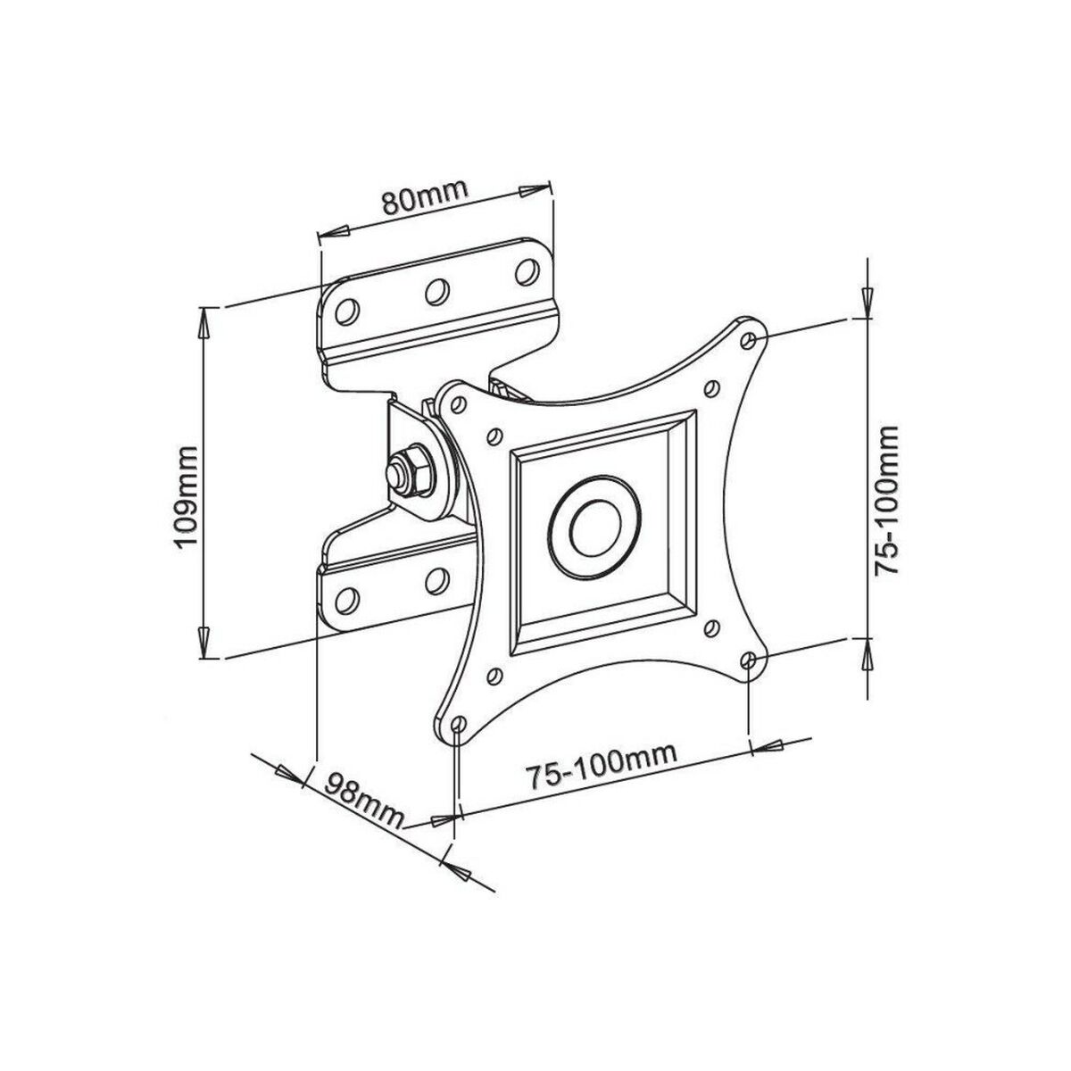 Βάση Tablet Techly 301849 Μαύρο (1 μονάδα) Βάση Tablet Techly 301849 Μαύρο (1 μονάδα)