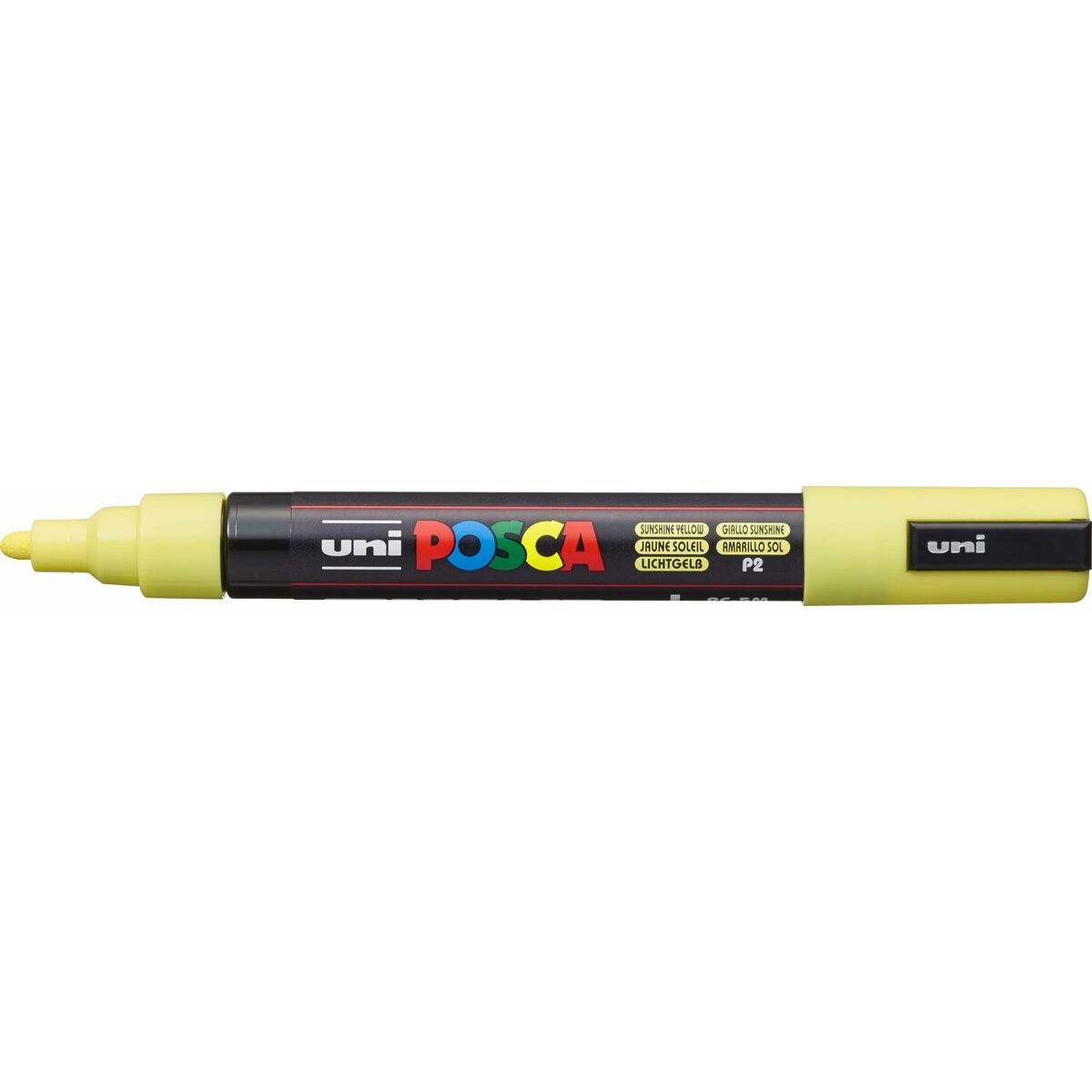 Ακρυλικό δείκτη χρώματος POSCA PC-5M Κίτρινο 1,8-2,5 mm (x6) Ακρυλικό δείκτη χρώματος POSCA PC-5M Κίτρινο 1,8-2,5 mm (x6)