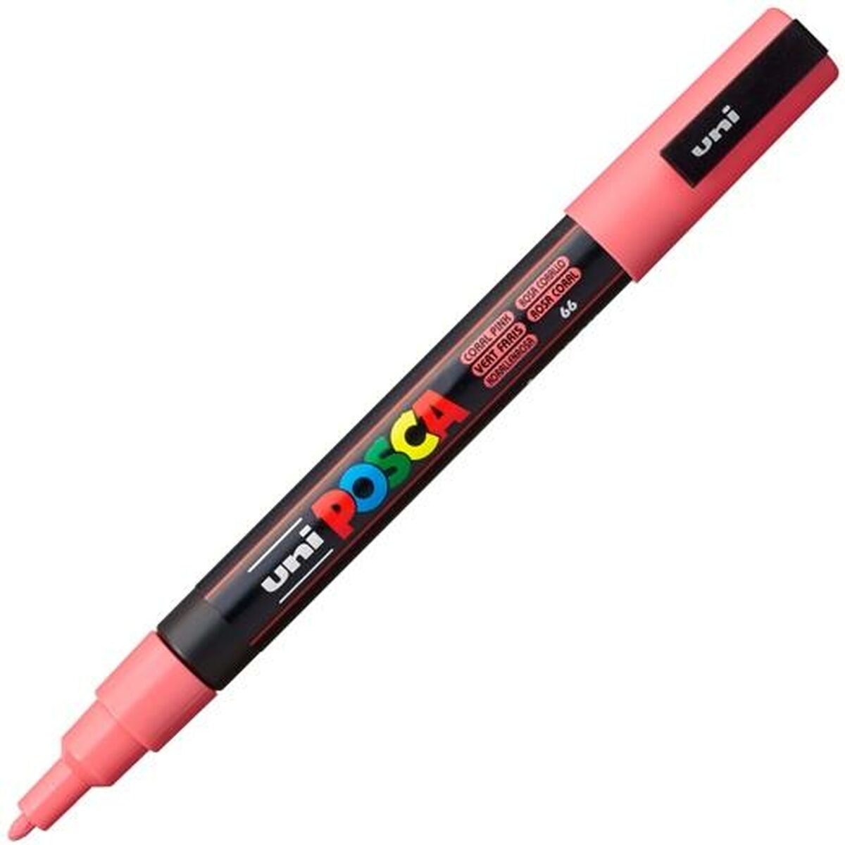 Ακρυλικό δείκτη χρώματος POSCA PC-3M Κοράλι 0,9-1,3 mm (x6) Ακρυλικό δείκτη χρώματος POSCA PC-3M Κοράλι 0,9-1,3 mm (x6)