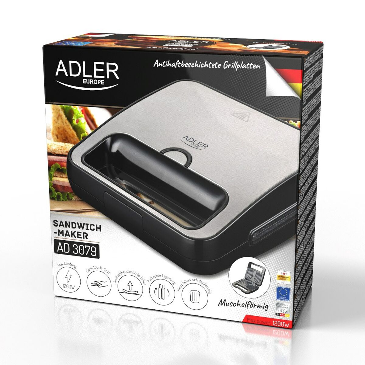 Τοστιέρα Adler AD 3079 Τοστιέρα Adler AD 3079