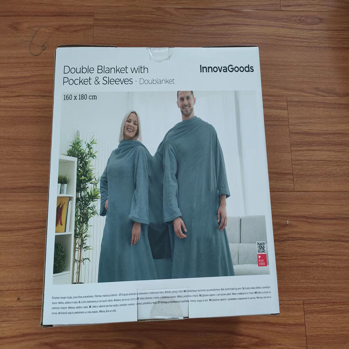 Διπλό Κουβερλί με Κεντρική Τσέπη Doublanket InnovaGoods Διπλό Κουβερλί με Κεντρική Τσέπη Doublanket InnovaGoods