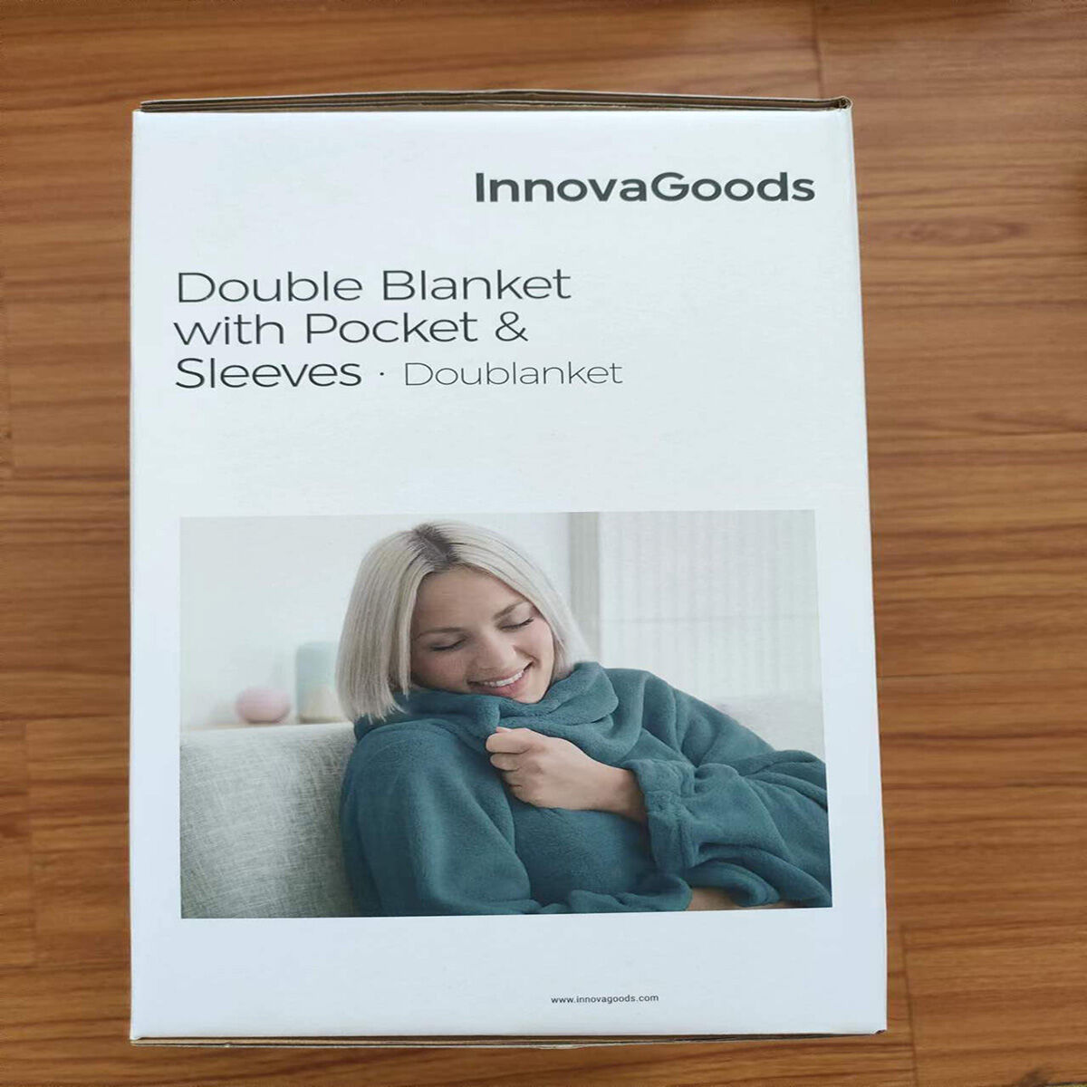 Διπλό Κουβερλί με Κεντρική Τσέπη Doublanket InnovaGoods Διπλό Κουβερλί με Κεντρική Τσέπη Doublanket InnovaGoods
