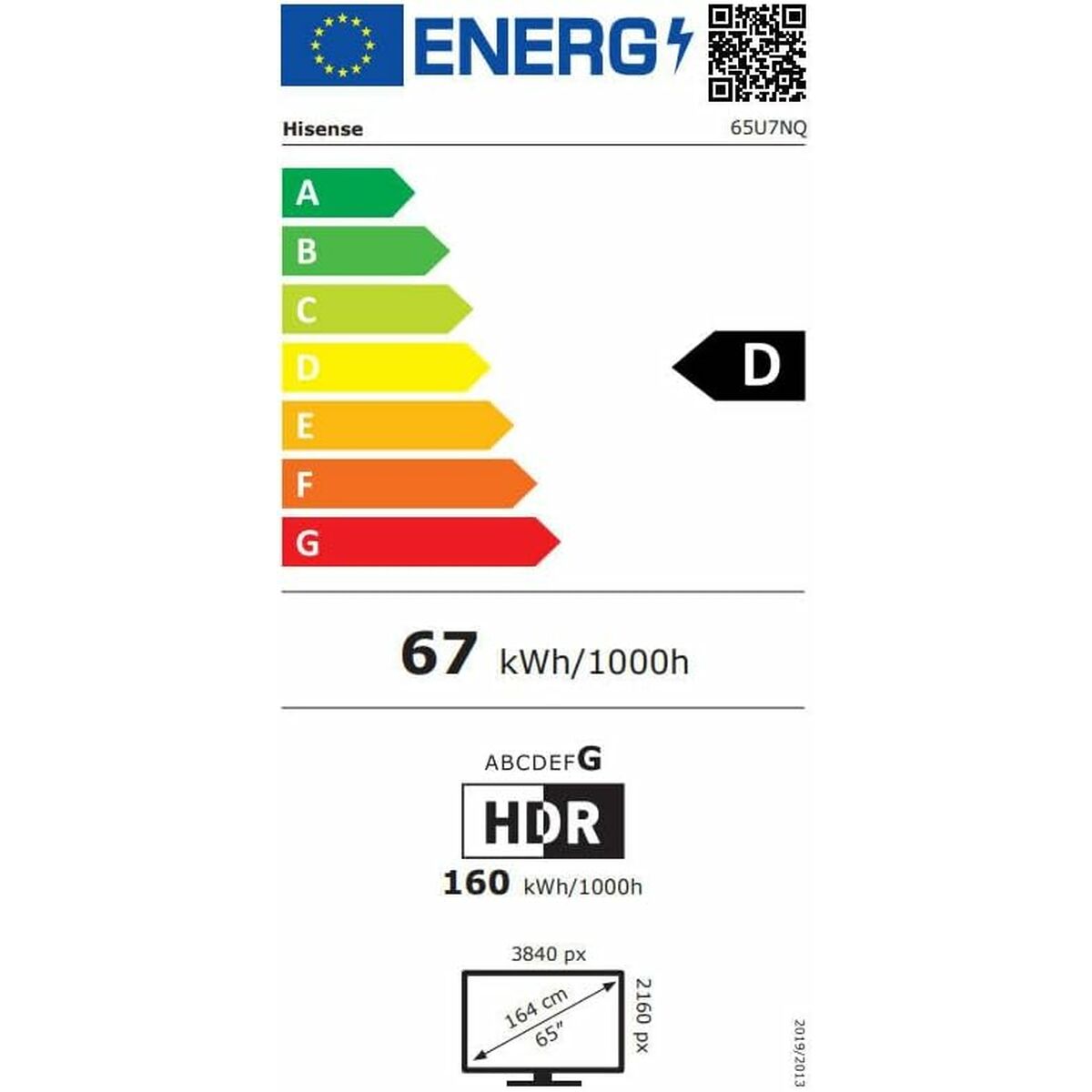 Smart TV Hisense 65U7NQ 4K Ultra HD LED HDR AMD FreeSync 65 Smart TV Hisense 65U7NQ 4K Ultra HD LED HDR AMD FreeSync 65