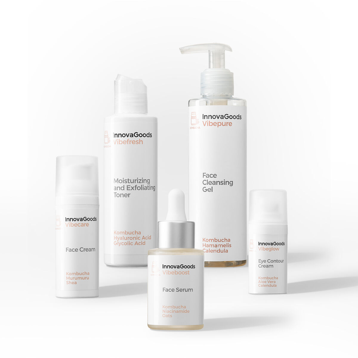 Πακέτο Ρουτίνας Προσώπου Kombucha InnovaGoods