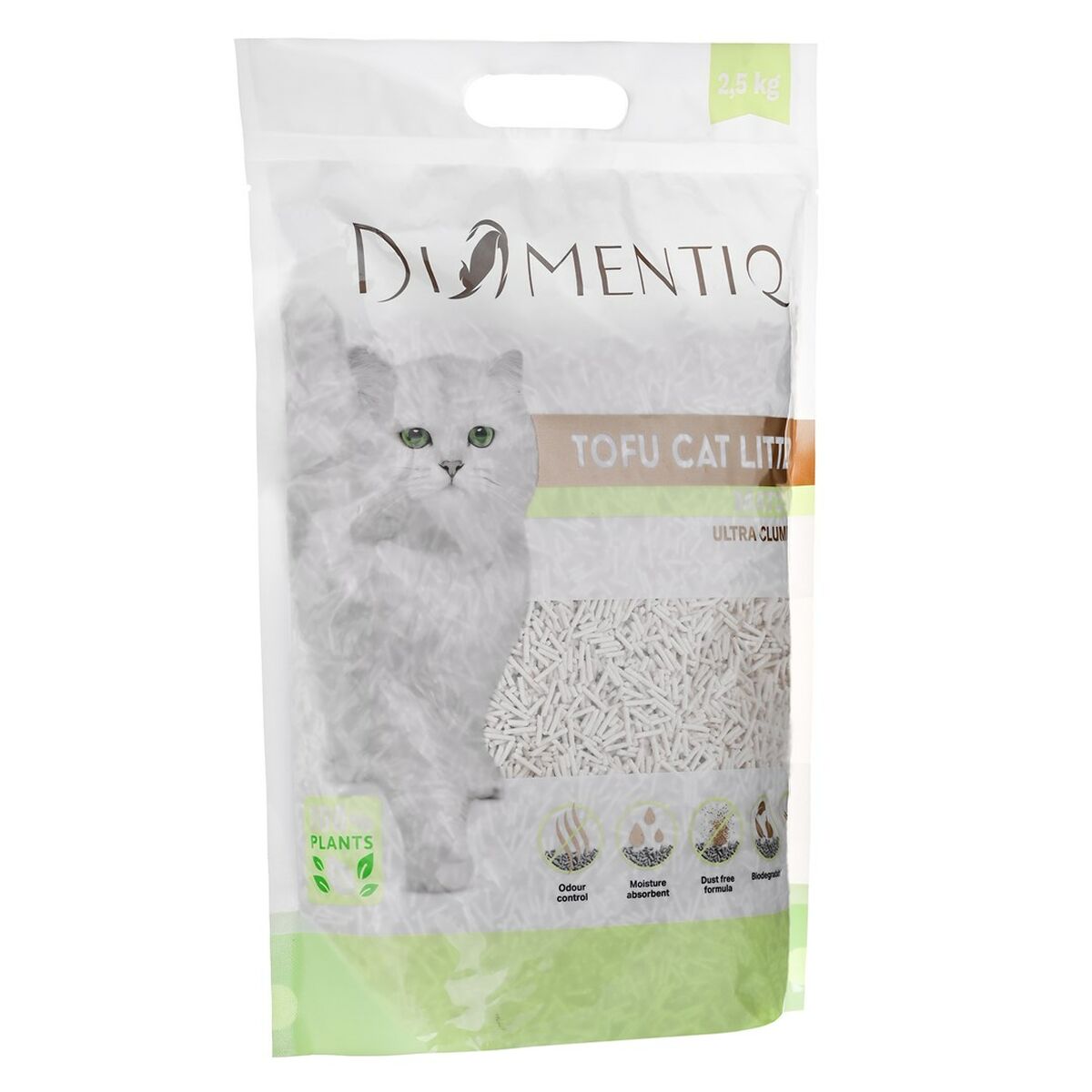 Αμμος για Γάτες Diamentiq Tofu 2,5 kg Αμμος για Γάτες Diamentiq Tofu 2,5 kg