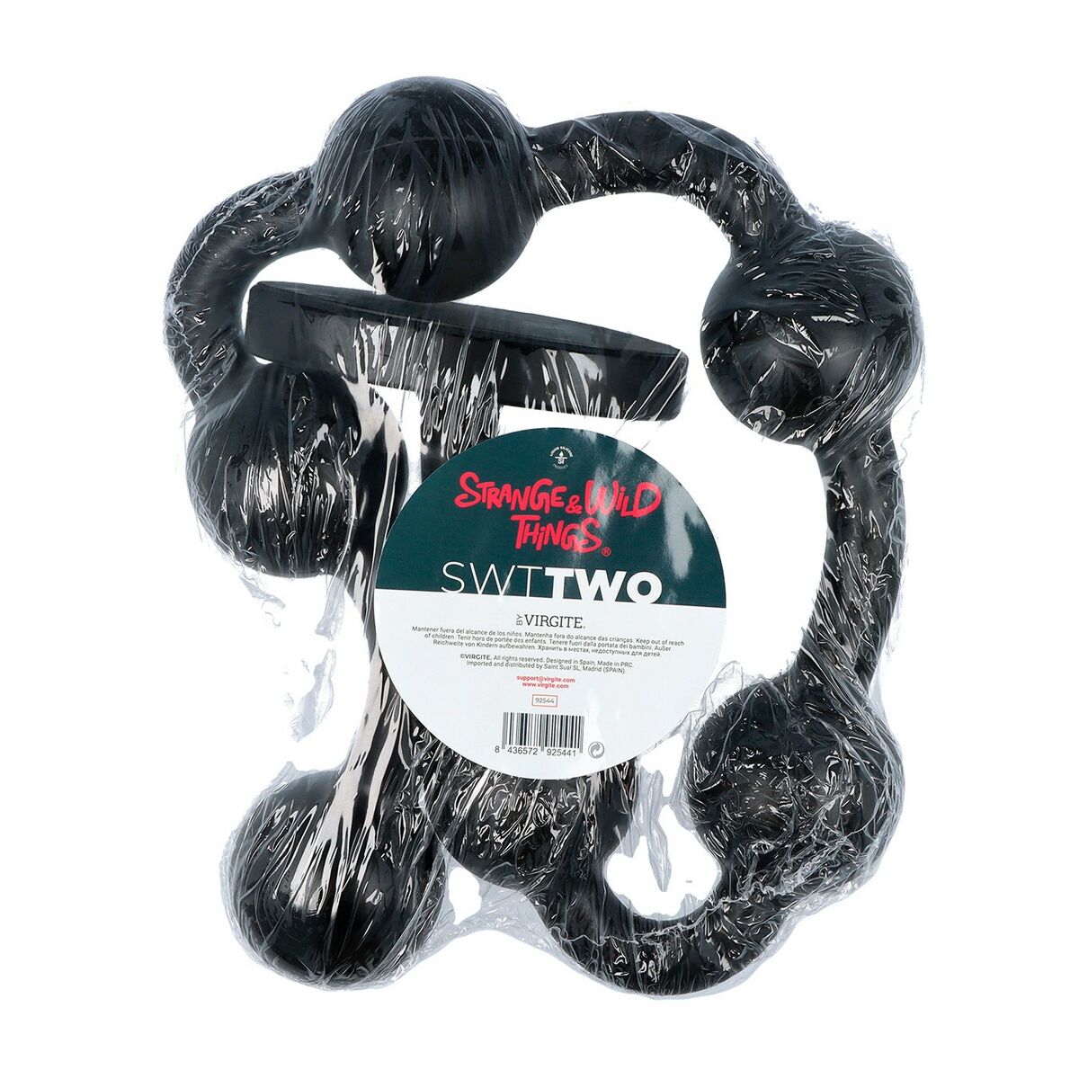 Πρωκτικές Χάντρες Virgite Σιλικόνη Μαύρο