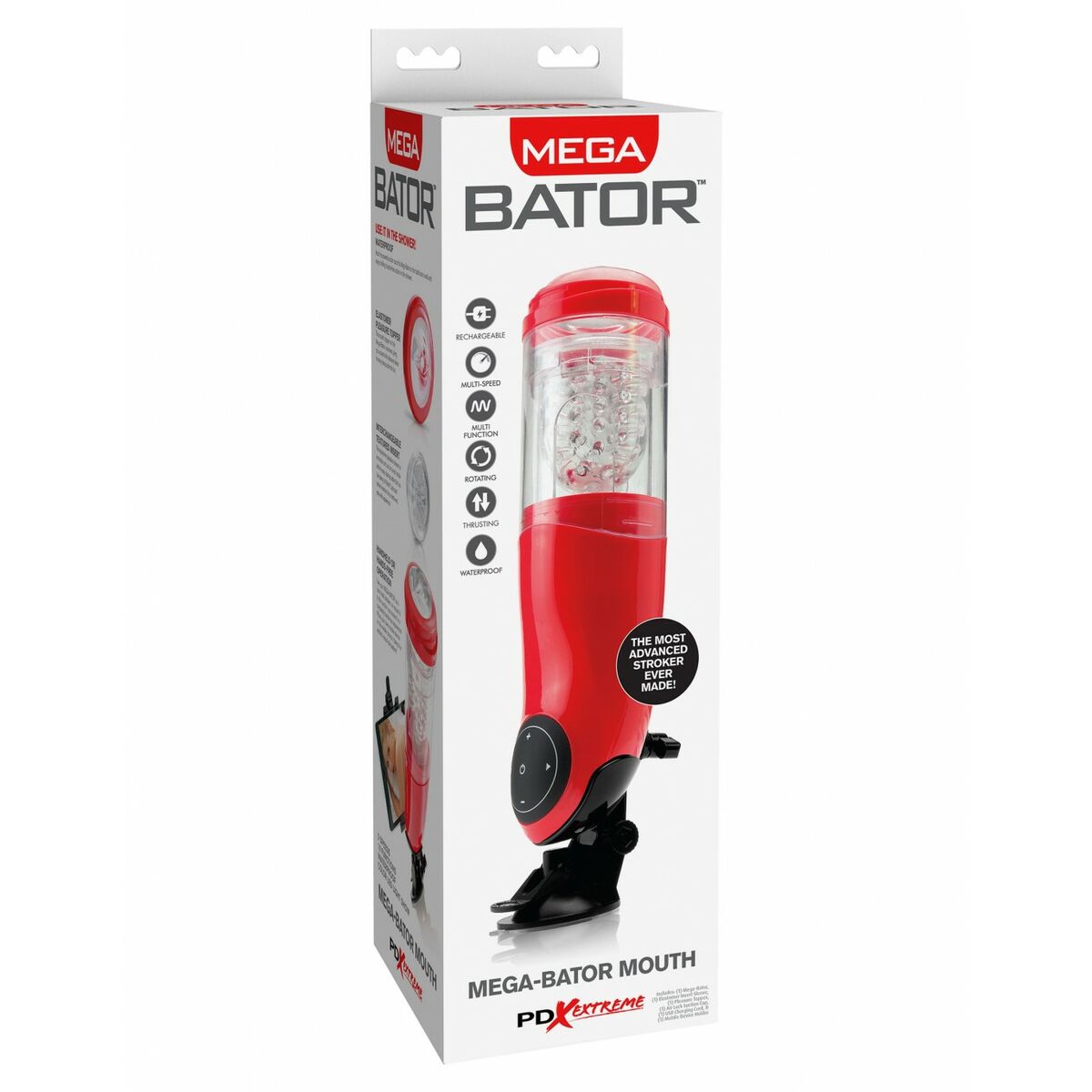 Jack Ass Αντοχής Pipedream EXTREME MEGA-BATOR MOUTH RED Jack Ass Αντοχής Pipedream EXTREME MEGA-BATOR MOUTH RED