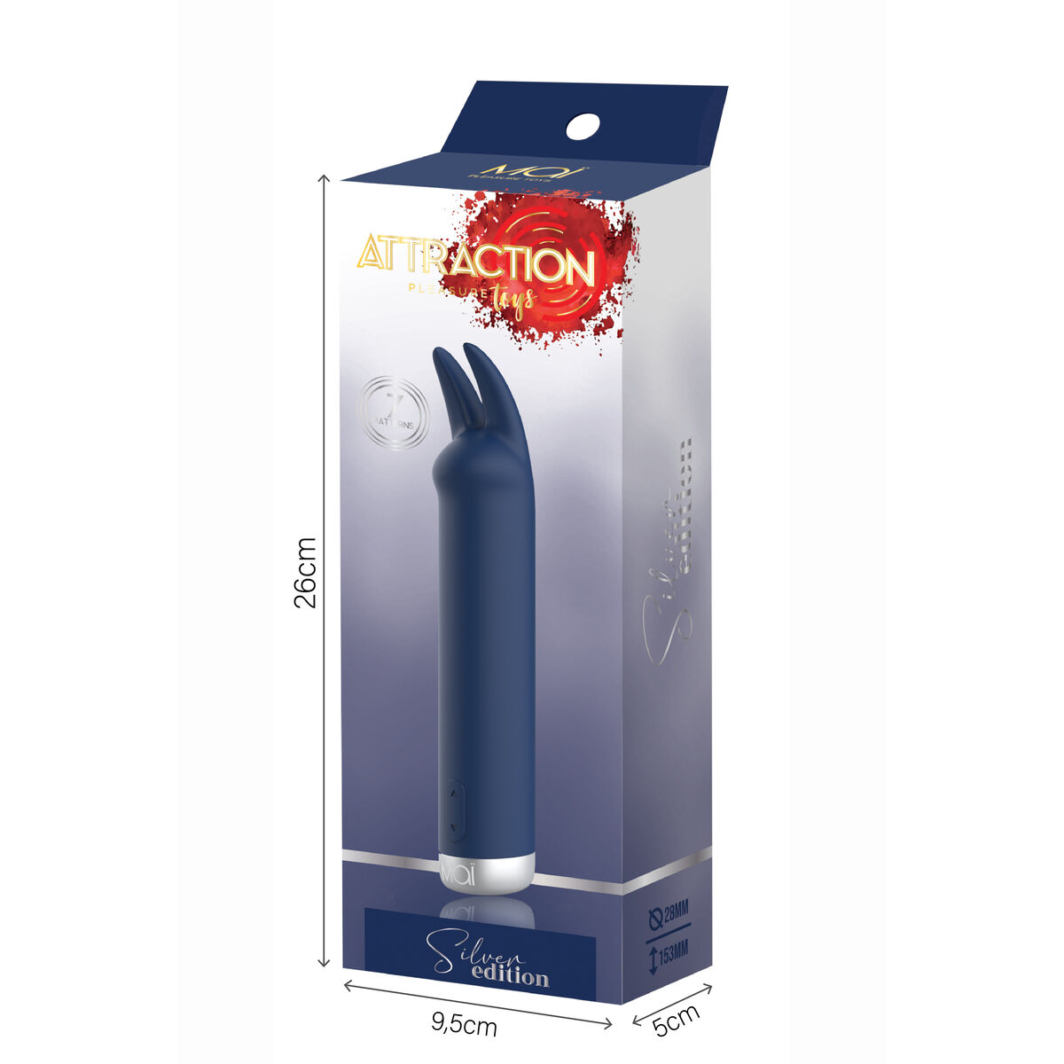 Διεγέρτης κλειτορίδας Attraction Mai Pleasure Toys Μπλε Διεγέρτης κλειτορίδας Attraction Mai Pleasure Toys Μπλε