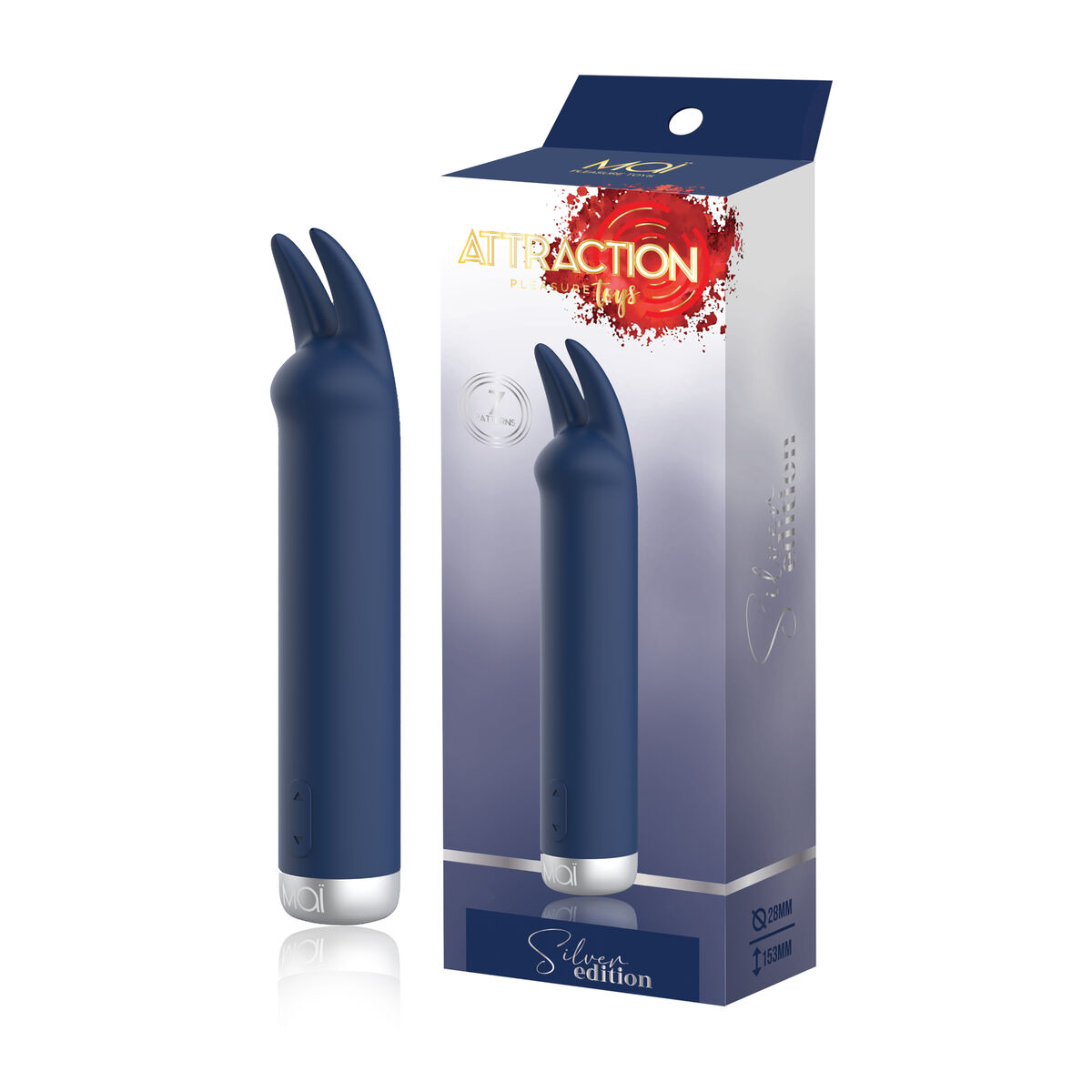 Διεγέρτης κλειτορίδας Attraction Mai Pleasure Toys Μπλε Διεγέρτης κλειτορίδας Attraction Mai Pleasure Toys Μπλε