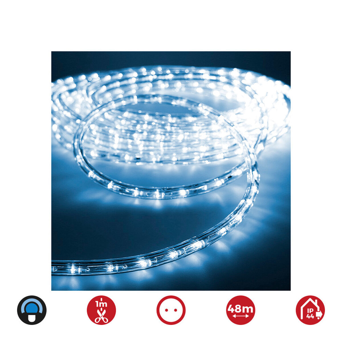 LED Σωλήνας EDM 72716 flexiLED Μπλε 1,4 W x 1 m 48 m 2 δρόμων LED Σωλήνας EDM 72716 flexiLED Μπλε 1,4 W x 1 m 48 m 2 δρόμων