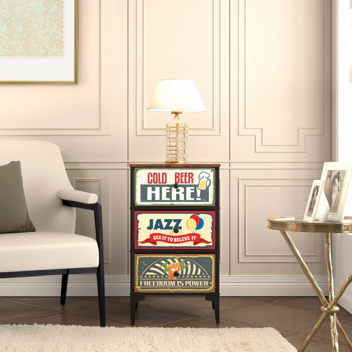 Συρταριέρα Max Home Vintage 45 x 77 x 30 cm